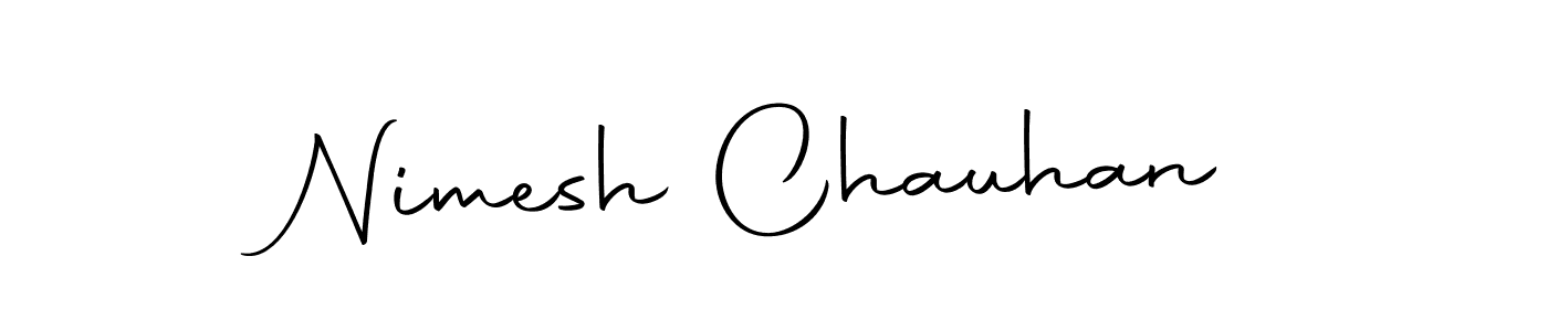 You can use this online signature creator to create a handwritten signature for the name Nimesh Chauhan. This is the best online autograph maker. Nimesh Chauhan signature style 10 images and pictures png