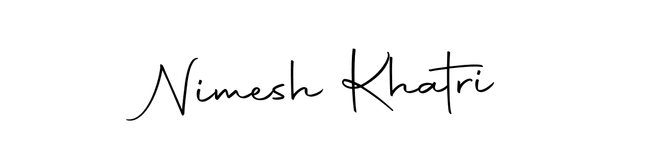 Make a beautiful signature design for name Nimesh Khatri. With this signature (Autography-DOLnW) style, you can create a handwritten signature for free. Nimesh Khatri signature style 10 images and pictures png