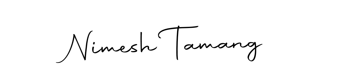 Use a signature maker to create a handwritten signature online. With this signature software, you can design (Autography-DOLnW) your own signature for name Nimesh Tamang. Nimesh Tamang signature style 10 images and pictures png