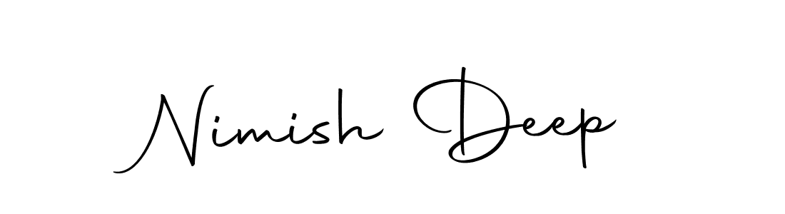 Autography-DOLnW is a professional signature style that is perfect for those who want to add a touch of class to their signature. It is also a great choice for those who want to make their signature more unique. Get Nimish Deep name to fancy signature for free. Nimish Deep signature style 10 images and pictures png