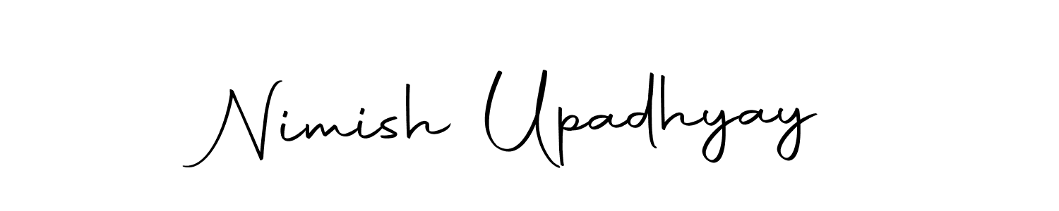 Create a beautiful signature design for name Nimish Upadhyay. With this signature (Autography-DOLnW) fonts, you can make a handwritten signature for free. Nimish Upadhyay signature style 10 images and pictures png