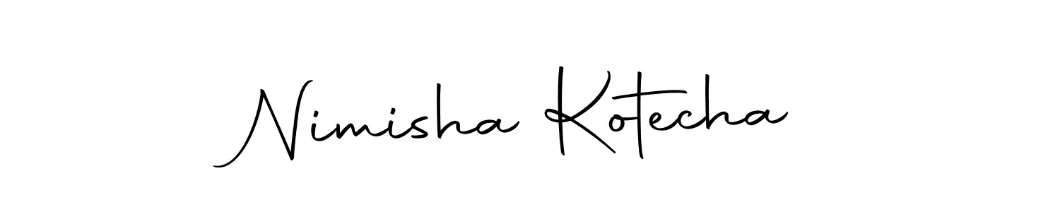 Autography-DOLnW is a professional signature style that is perfect for those who want to add a touch of class to their signature. It is also a great choice for those who want to make their signature more unique. Get Nimisha Kotecha name to fancy signature for free. Nimisha Kotecha signature style 10 images and pictures png