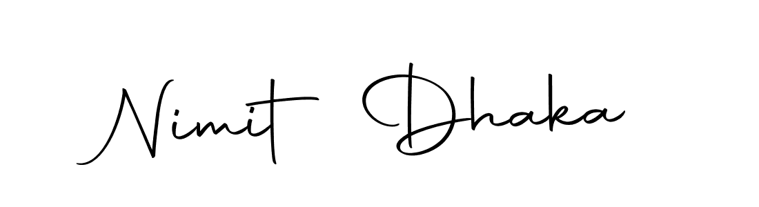 Make a beautiful signature design for name Nimit Dhaka. Use this online signature maker to create a handwritten signature for free. Nimit Dhaka signature style 10 images and pictures png