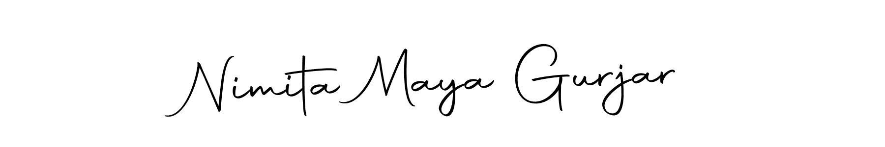 Check out images of Autograph of Nimita Maya Gurjar name. Actor Nimita Maya Gurjar Signature Style. Autography-DOLnW is a professional sign style online. Nimita Maya Gurjar signature style 10 images and pictures png