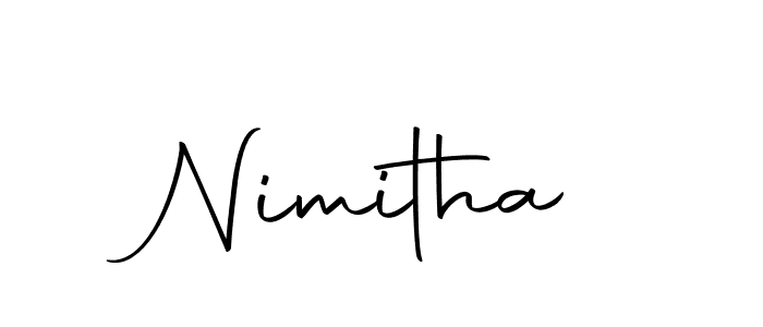 Similarly Autography-DOLnW is the best handwritten signature design. Signature creator online .You can use it as an online autograph creator for name Nimitha. Nimitha signature style 10 images and pictures png