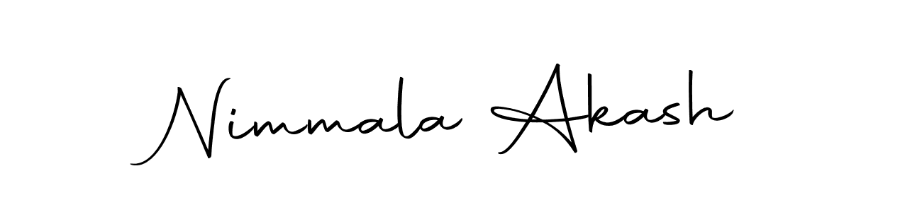 Make a beautiful signature design for name Nimmala Akash. Use this online signature maker to create a handwritten signature for free. Nimmala Akash signature style 10 images and pictures png