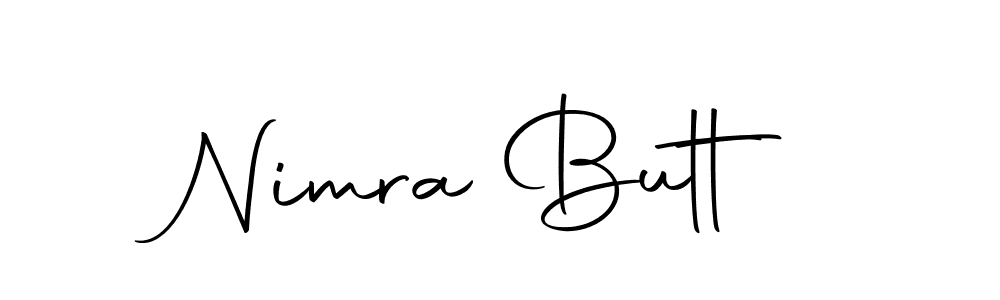 How to make Nimra Butt signature? Autography-DOLnW is a professional autograph style. Create handwritten signature for Nimra Butt name. Nimra Butt signature style 10 images and pictures png