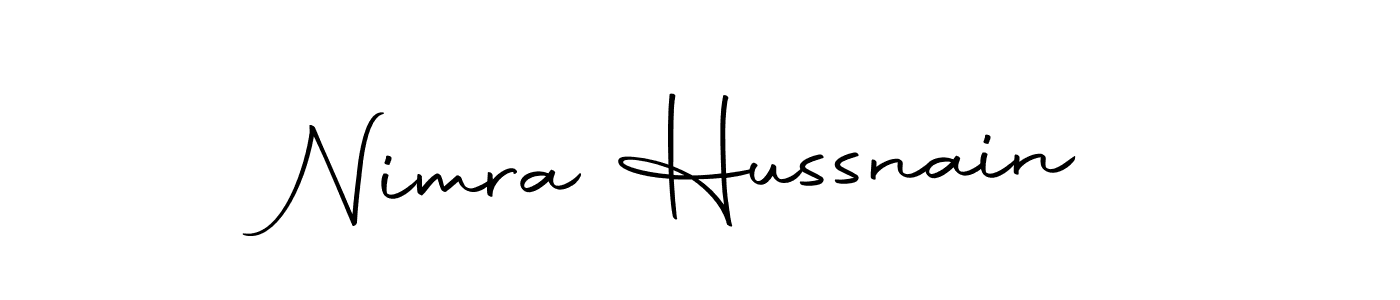 Also we have Nimra Hussnain name is the best signature style. Create professional handwritten signature collection using Autography-DOLnW autograph style. Nimra Hussnain signature style 10 images and pictures png