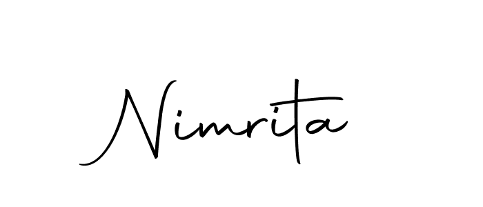 Similarly Autography-DOLnW is the best handwritten signature design. Signature creator online .You can use it as an online autograph creator for name Nimrita. Nimrita signature style 10 images and pictures png