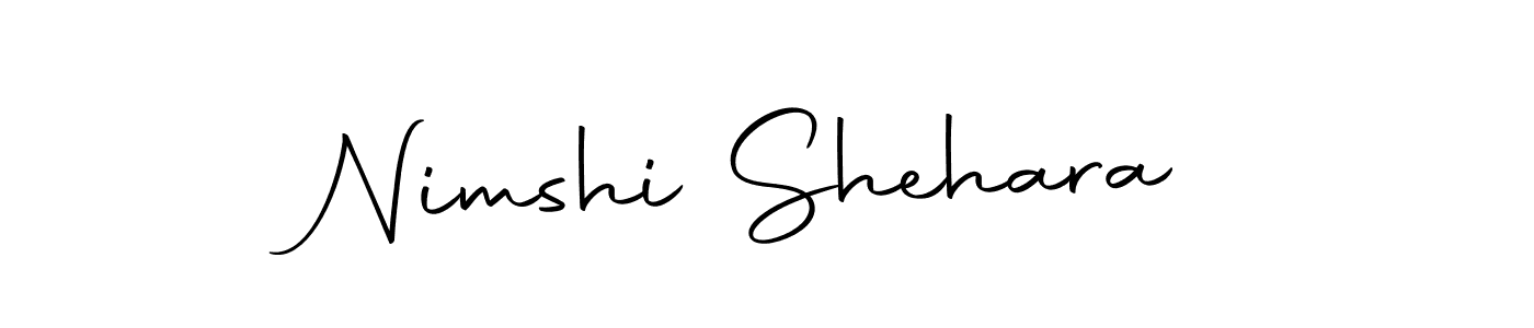 You should practise on your own different ways (Autography-DOLnW) to write your name (Nimshi Shehara) in signature. don't let someone else do it for you. Nimshi Shehara signature style 10 images and pictures png