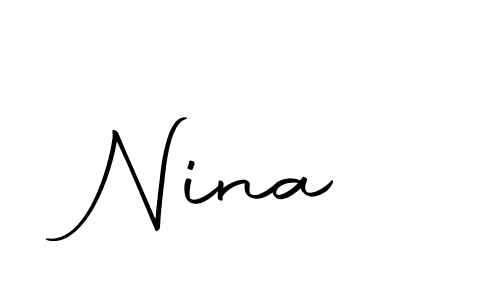 if you are searching for the best signature style for your name Nina . so please give up your signature search. here we have designed multiple signature styles  using Autography-DOLnW. Nina  signature style 10 images and pictures png