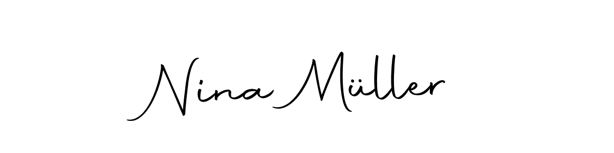 Similarly Autography-DOLnW is the best handwritten signature design. Signature creator online .You can use it as an online autograph creator for name Nina Müller. Nina Müller signature style 10 images and pictures png