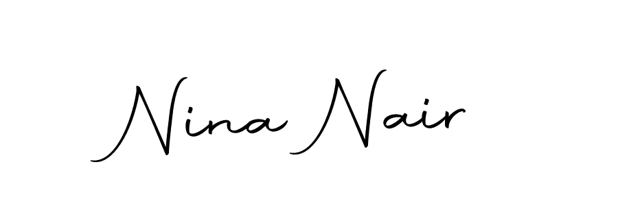 Here are the top 10 professional signature styles for the name Nina Nair. These are the best autograph styles you can use for your name. Nina Nair signature style 10 images and pictures png