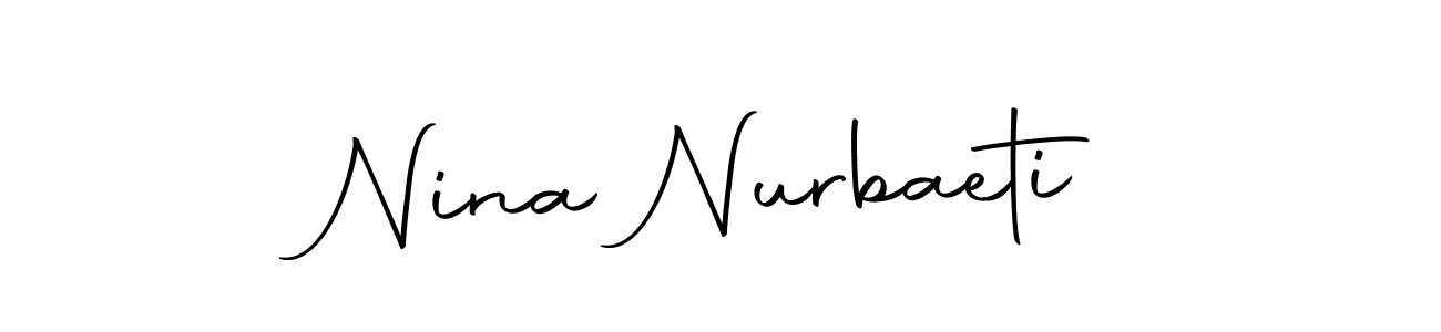 Autography-DOLnW is a professional signature style that is perfect for those who want to add a touch of class to their signature. It is also a great choice for those who want to make their signature more unique. Get Nina Nurbaeti name to fancy signature for free. Nina Nurbaeti signature style 10 images and pictures png
