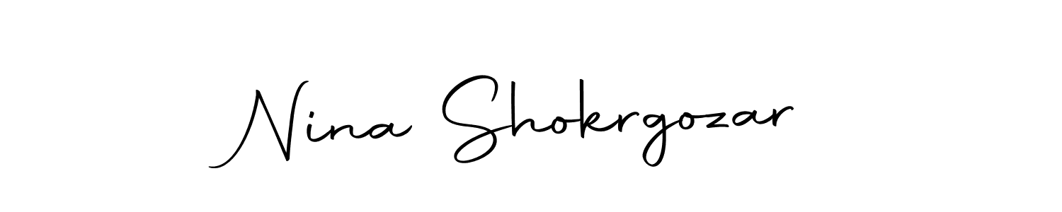How to make Nina Shokrgozar signature? Autography-DOLnW is a professional autograph style. Create handwritten signature for Nina Shokrgozar name. Nina Shokrgozar signature style 10 images and pictures png