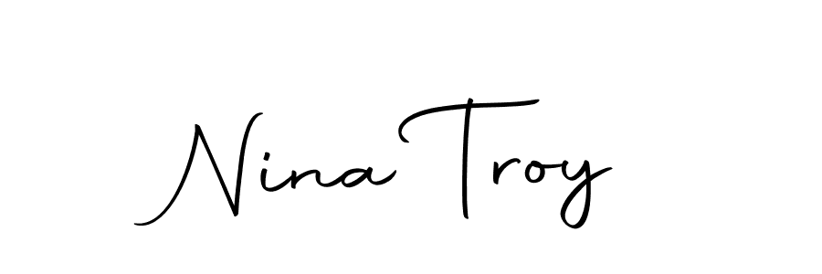 Also You can easily find your signature by using the search form. We will create Nina Troy name handwritten signature images for you free of cost using Autography-DOLnW sign style. Nina Troy signature style 10 images and pictures png