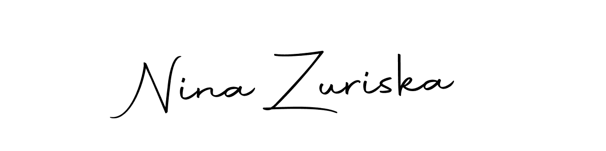 Nina Zuriska stylish signature style. Best Handwritten Sign (Autography-DOLnW) for my name. Handwritten Signature Collection Ideas for my name Nina Zuriska. Nina Zuriska signature style 10 images and pictures png