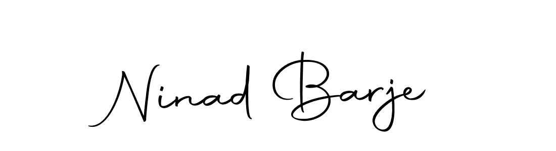 Design your own signature with our free online signature maker. With this signature software, you can create a handwritten (Autography-DOLnW) signature for name Ninad Barje. Ninad Barje signature style 10 images and pictures png