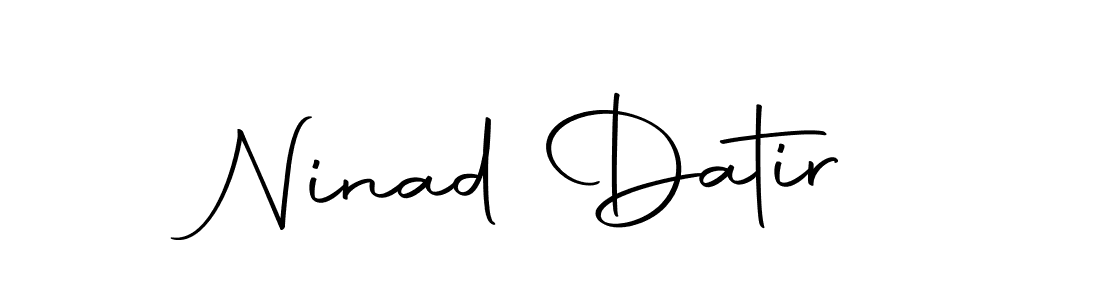 Make a beautiful signature design for name Ninad Datir. Use this online signature maker to create a handwritten signature for free. Ninad Datir signature style 10 images and pictures png