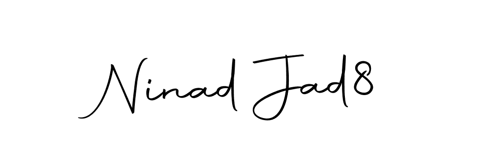 Make a beautiful signature design for name Ninad Jad8. Use this online signature maker to create a handwritten signature for free. Ninad Jad8 signature style 10 images and pictures png