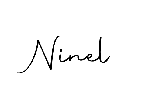 Design your own signature with our free online signature maker. With this signature software, you can create a handwritten (Autography-DOLnW) signature for name Ninel. Ninel signature style 10 images and pictures png