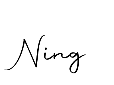 Make a beautiful signature design for name Ning. With this signature (Autography-DOLnW) style, you can create a handwritten signature for free. Ning signature style 10 images and pictures png