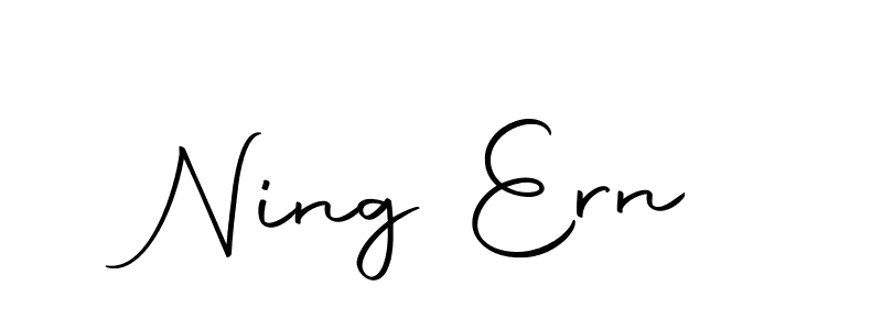 Create a beautiful signature design for name Ning Ern. With this signature (Autography-DOLnW) fonts, you can make a handwritten signature for free. Ning Ern signature style 10 images and pictures png