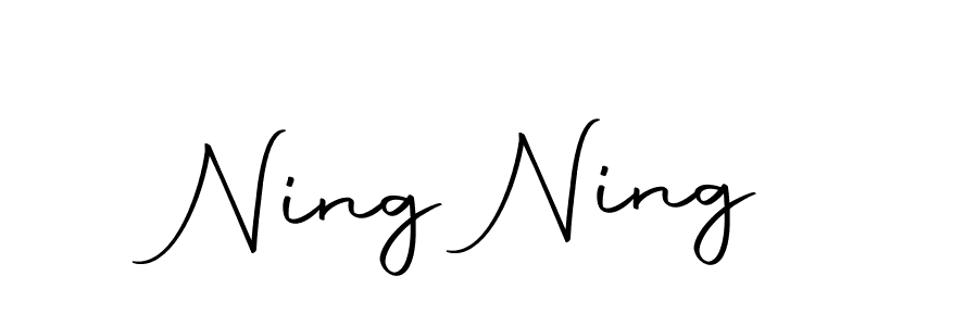 You should practise on your own different ways (Autography-DOLnW) to write your name (Ning Ning) in signature. don't let someone else do it for you. Ning Ning signature style 10 images and pictures png