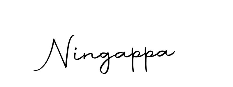 Design your own signature with our free online signature maker. With this signature software, you can create a handwritten (Autography-DOLnW) signature for name Ningappa. Ningappa signature style 10 images and pictures png