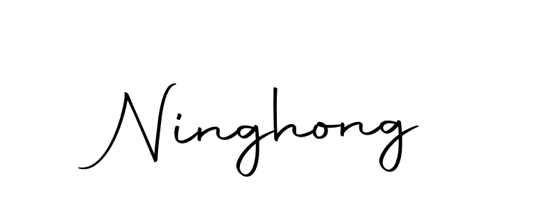 How to make Ninghong signature? Autography-DOLnW is a professional autograph style. Create handwritten signature for Ninghong name. Ninghong signature style 10 images and pictures png