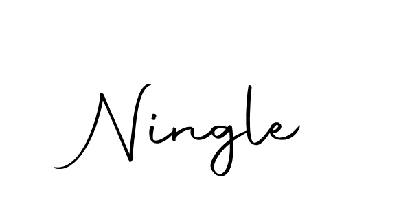 Create a beautiful signature design for name Ningle. With this signature (Autography-DOLnW) fonts, you can make a handwritten signature for free. Ningle signature style 10 images and pictures png