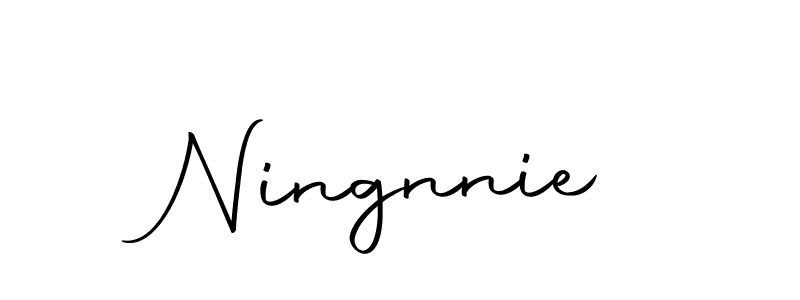 How to make Ningnnie name signature. Use Autography-DOLnW style for creating short signs online. This is the latest handwritten sign. Ningnnie signature style 10 images and pictures png