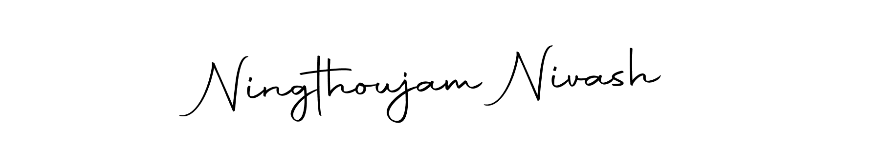 Autography-DOLnW is a professional signature style that is perfect for those who want to add a touch of class to their signature. It is also a great choice for those who want to make their signature more unique. Get Ningthoujam Nivash name to fancy signature for free. Ningthoujam Nivash signature style 10 images and pictures png