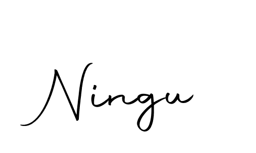 How to make Ningu name signature. Use Autography-DOLnW style for creating short signs online. This is the latest handwritten sign. Ningu signature style 10 images and pictures png