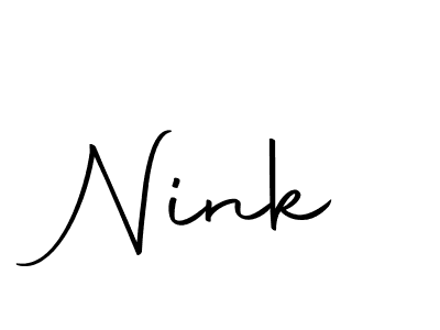 Nink stylish signature style. Best Handwritten Sign (Autography-DOLnW) for my name. Handwritten Signature Collection Ideas for my name Nink. Nink signature style 10 images and pictures png