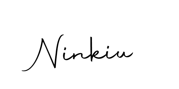 Make a beautiful signature design for name Ninkiu. With this signature (Autography-DOLnW) style, you can create a handwritten signature for free. Ninkiu signature style 10 images and pictures png