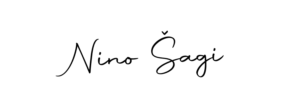 Use a signature maker to create a handwritten signature online. With this signature software, you can design (Autography-DOLnW) your own signature for name Nino Šagi. Nino Šagi signature style 10 images and pictures png