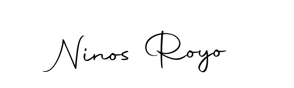 How to make Ninos Royo name signature. Use Autography-DOLnW style for creating short signs online. This is the latest handwritten sign. Ninos Royo signature style 10 images and pictures png