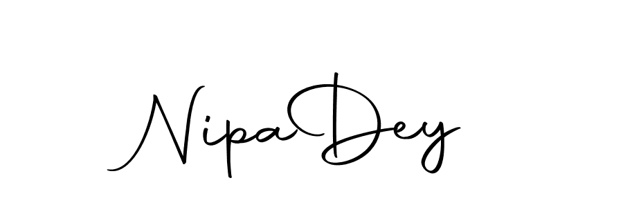 You can use this online signature creator to create a handwritten signature for the name Nipa  Dey. This is the best online autograph maker. Nipa  Dey signature style 10 images and pictures png