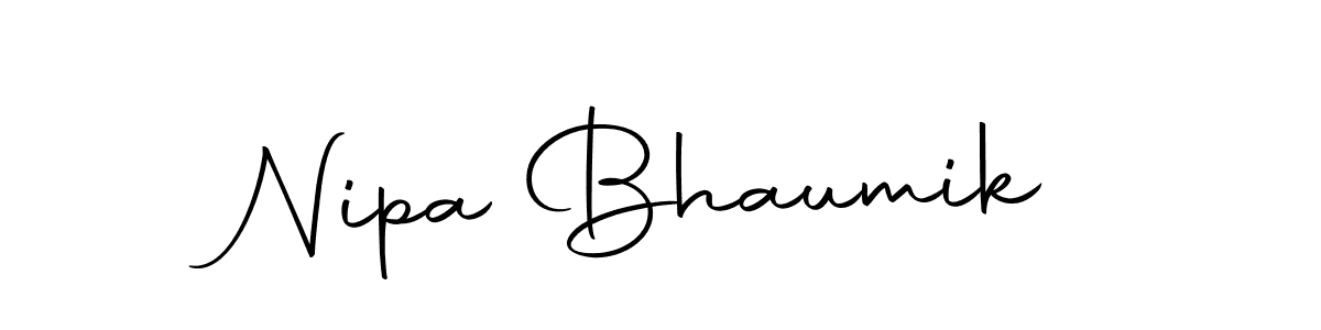 Autography-DOLnW is a professional signature style that is perfect for those who want to add a touch of class to their signature. It is also a great choice for those who want to make their signature more unique. Get Nipa Bhaumik name to fancy signature for free. Nipa Bhaumik signature style 10 images and pictures png