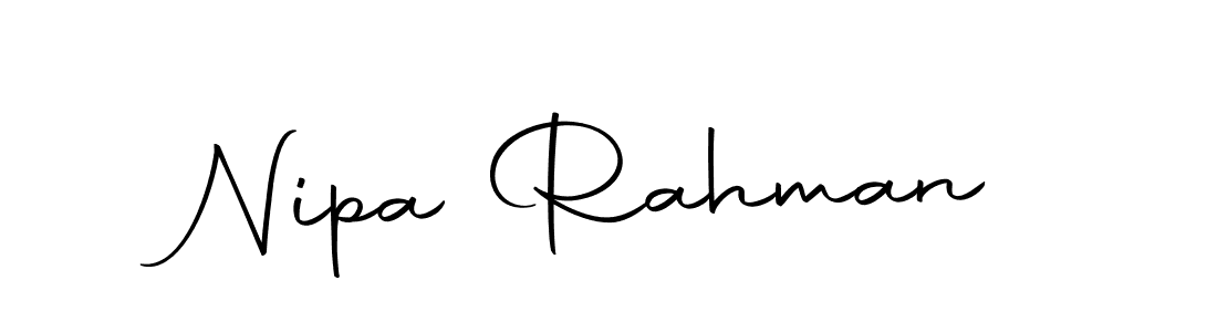 Here are the top 10 professional signature styles for the name Nipa Rahman. These are the best autograph styles you can use for your name. Nipa Rahman signature style 10 images and pictures png