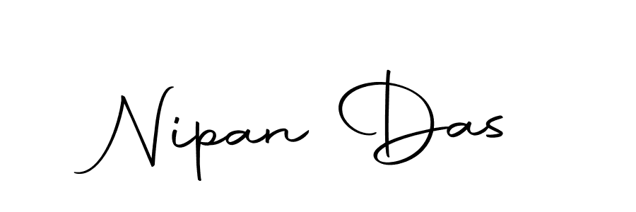 The best way (Autography-DOLnW) to make a short signature is to pick only two or three words in your name. The name Nipan Das include a total of six letters. For converting this name. Nipan Das signature style 10 images and pictures png