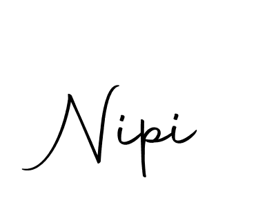 Create a beautiful signature design for name Nipi. With this signature (Autography-DOLnW) fonts, you can make a handwritten signature for free. Nipi signature style 10 images and pictures png