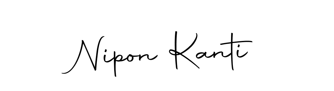 Create a beautiful signature design for name Nipon Kanti. With this signature (Autography-DOLnW) fonts, you can make a handwritten signature for free. Nipon Kanti signature style 10 images and pictures png