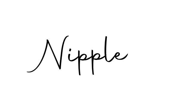 Nipple stylish signature style. Best Handwritten Sign (Autography-DOLnW) for my name. Handwritten Signature Collection Ideas for my name Nipple. Nipple signature style 10 images and pictures png