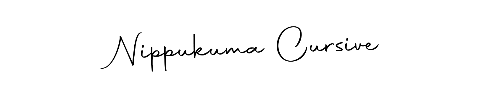 Nippukuma Cursive stylish signature style. Best Handwritten Sign (Autography-DOLnW) for my name. Handwritten Signature Collection Ideas for my name Nippukuma Cursive. Nippukuma Cursive signature style 10 images and pictures png