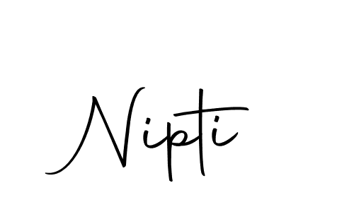 Also we have Nipti name is the best signature style. Create professional handwritten signature collection using Autography-DOLnW autograph style. Nipti signature style 10 images and pictures png