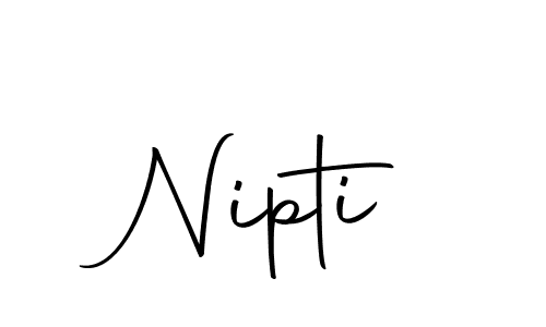 Also we have Nipti name is the best signature style. Create professional handwritten signature collection using Autography-DOLnW autograph style. Nipti signature style 10 images and pictures png