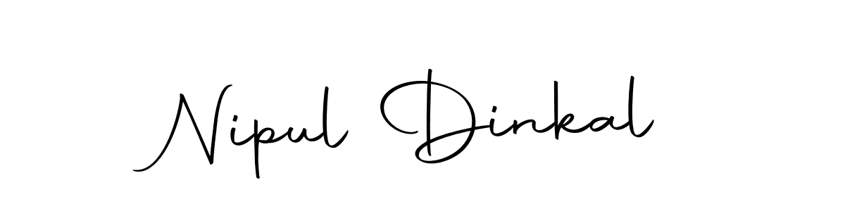 Use a signature maker to create a handwritten signature online. With this signature software, you can design (Autography-DOLnW) your own signature for name Nipul Dinkal. Nipul Dinkal signature style 10 images and pictures png