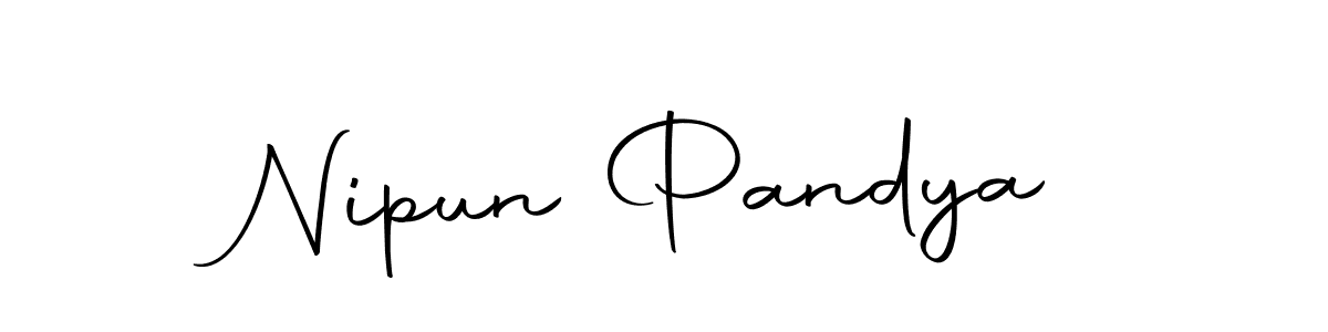 Use a signature maker to create a handwritten signature online. With this signature software, you can design (Autography-DOLnW) your own signature for name Nipun Pandya. Nipun Pandya signature style 10 images and pictures png